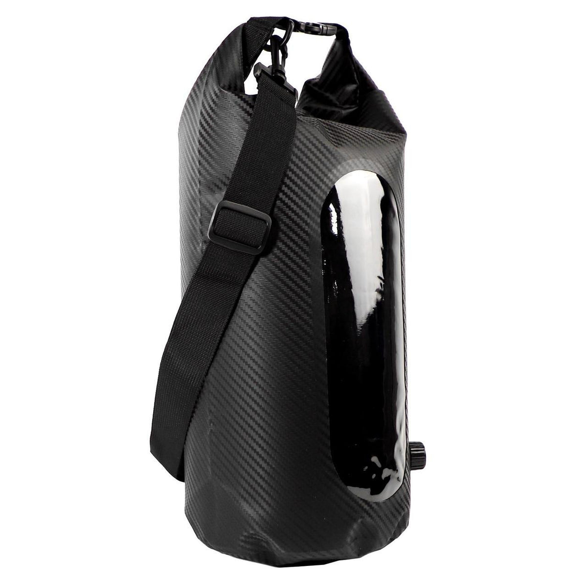 10L Roll-Top Drybag with Air Valve - Black Carbon