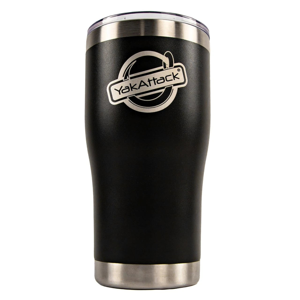 20 oz YakAttack Laser Engraved Logo Tumbler, Black
