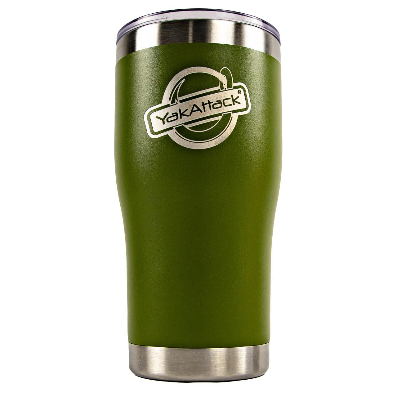20 oz YakAttack Laser Engraved Logo Tumbler, Olive Green