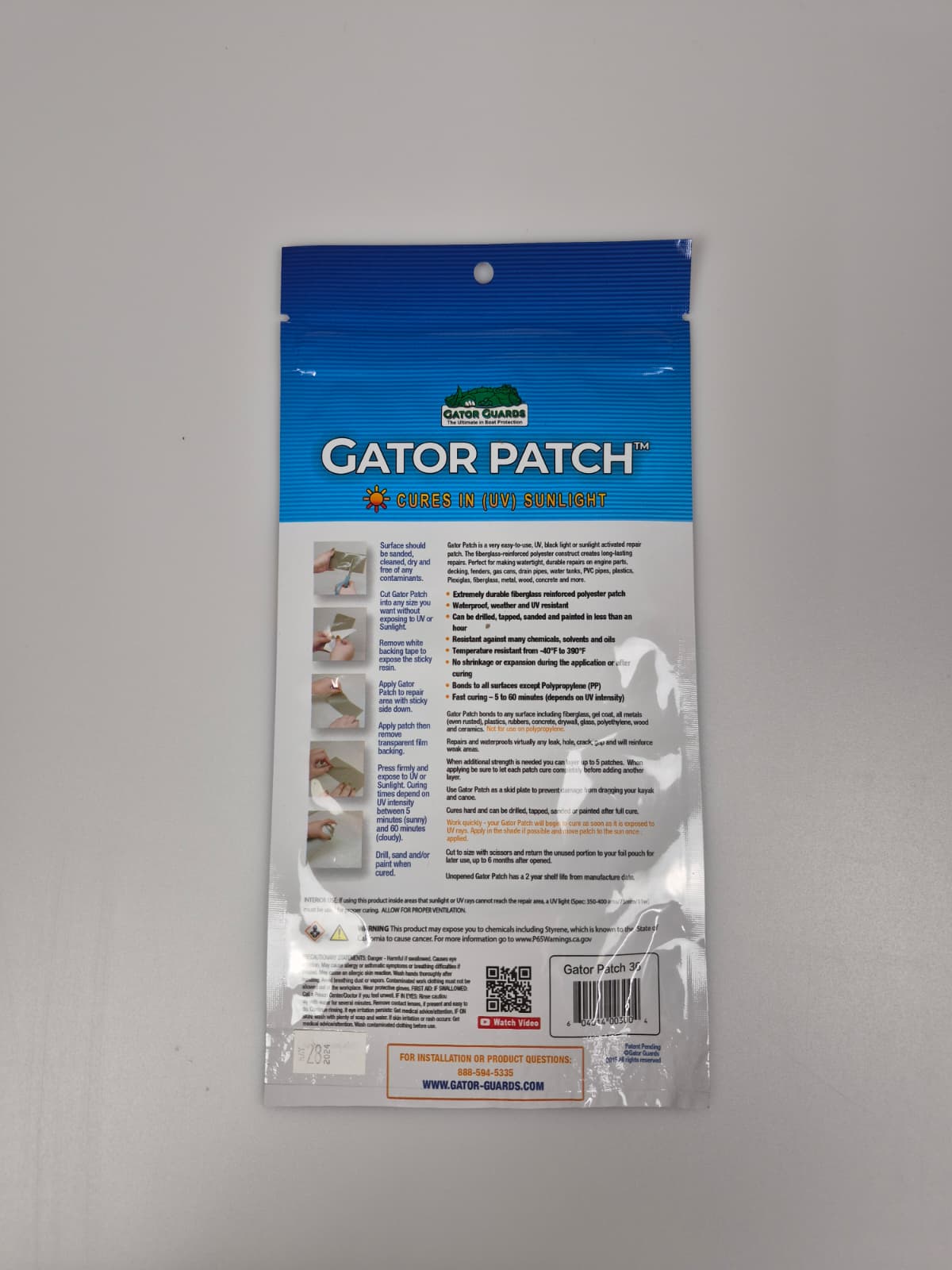 Gator Patch 3" x 6"