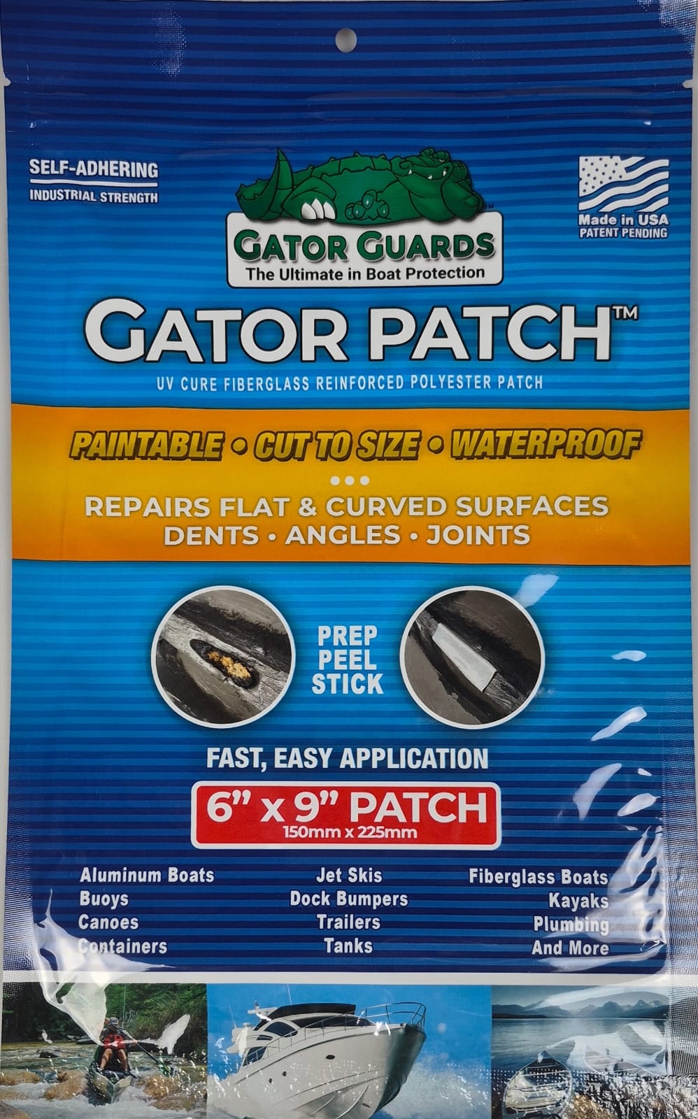 Gator Patch 6" x 9"