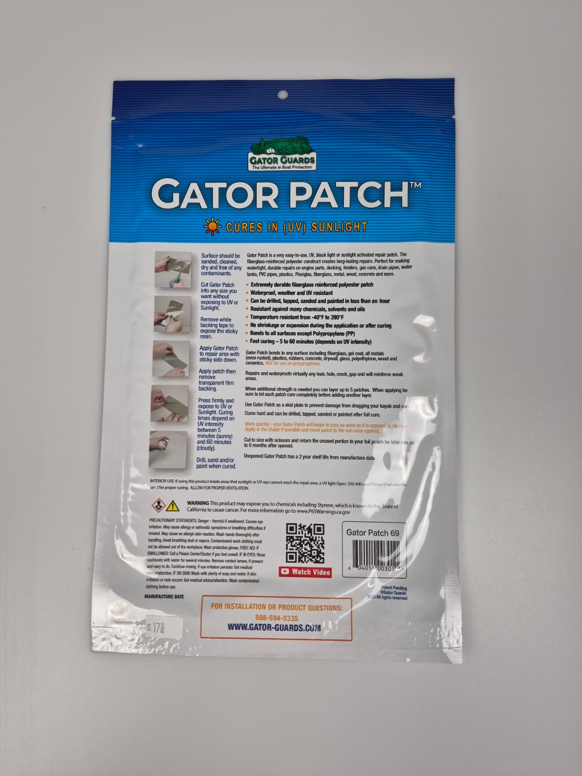 Gator Patch 6" x 9"