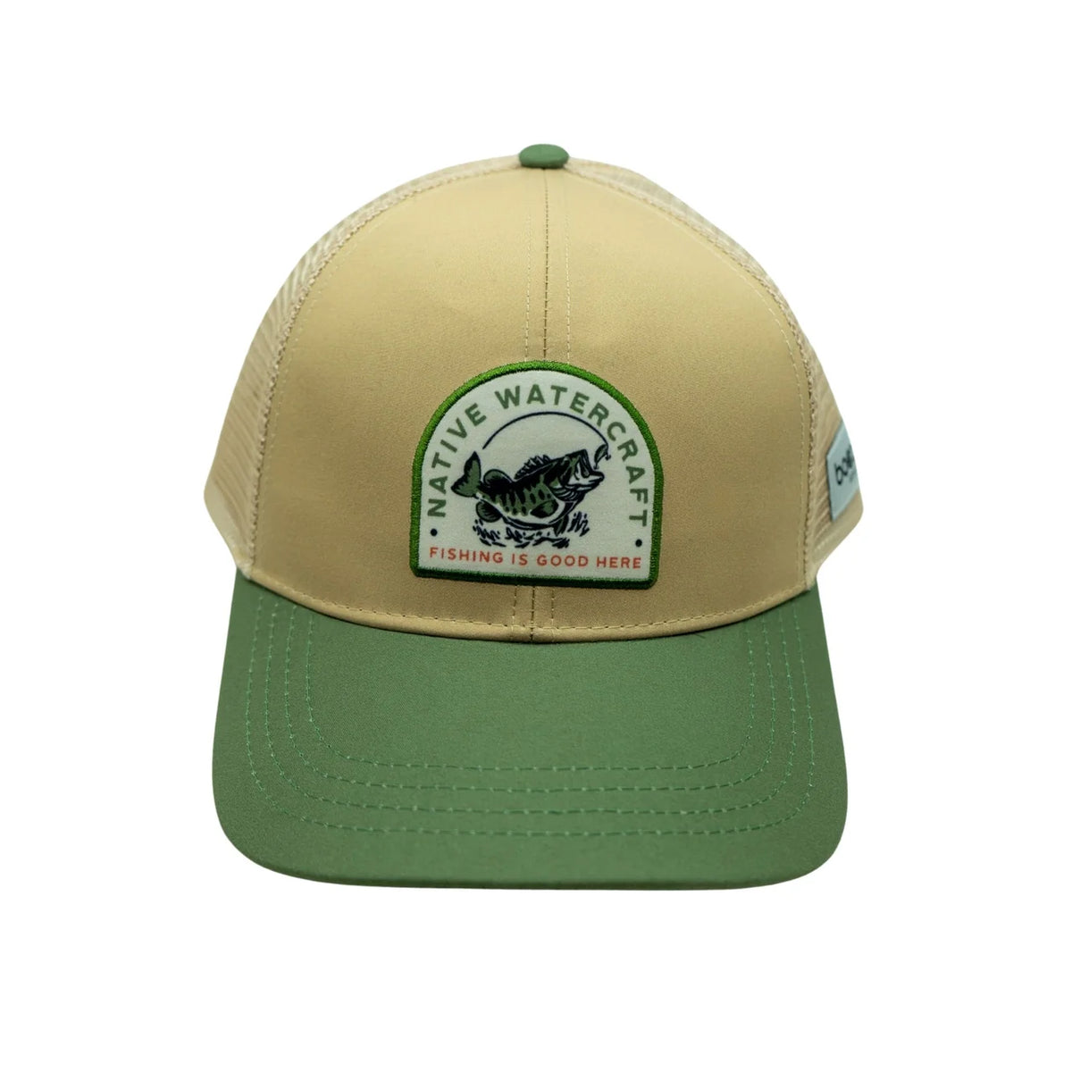 NW Trucker Hat - Tan and Olive