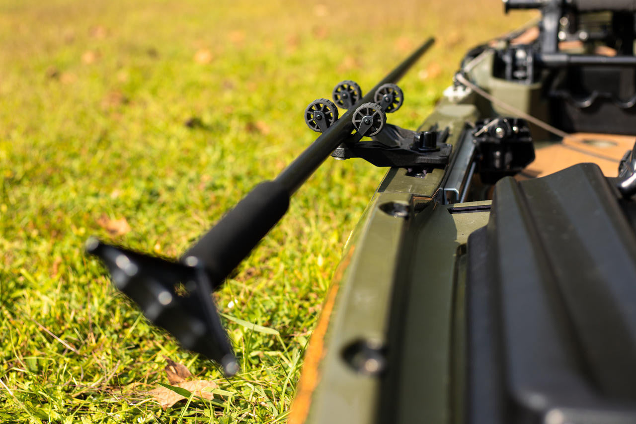 DoubleHeader With Dual ParkNPole RotoGrips - Black
