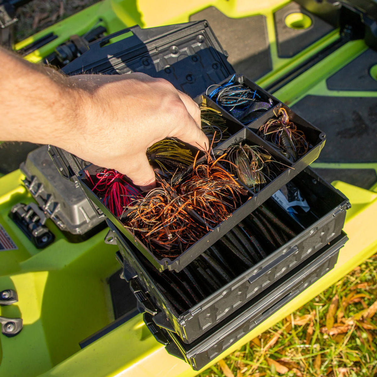 Fully Loaded TracPak Combo Kit, Two Boxes, Track Mount, Handle, and 3 Trays