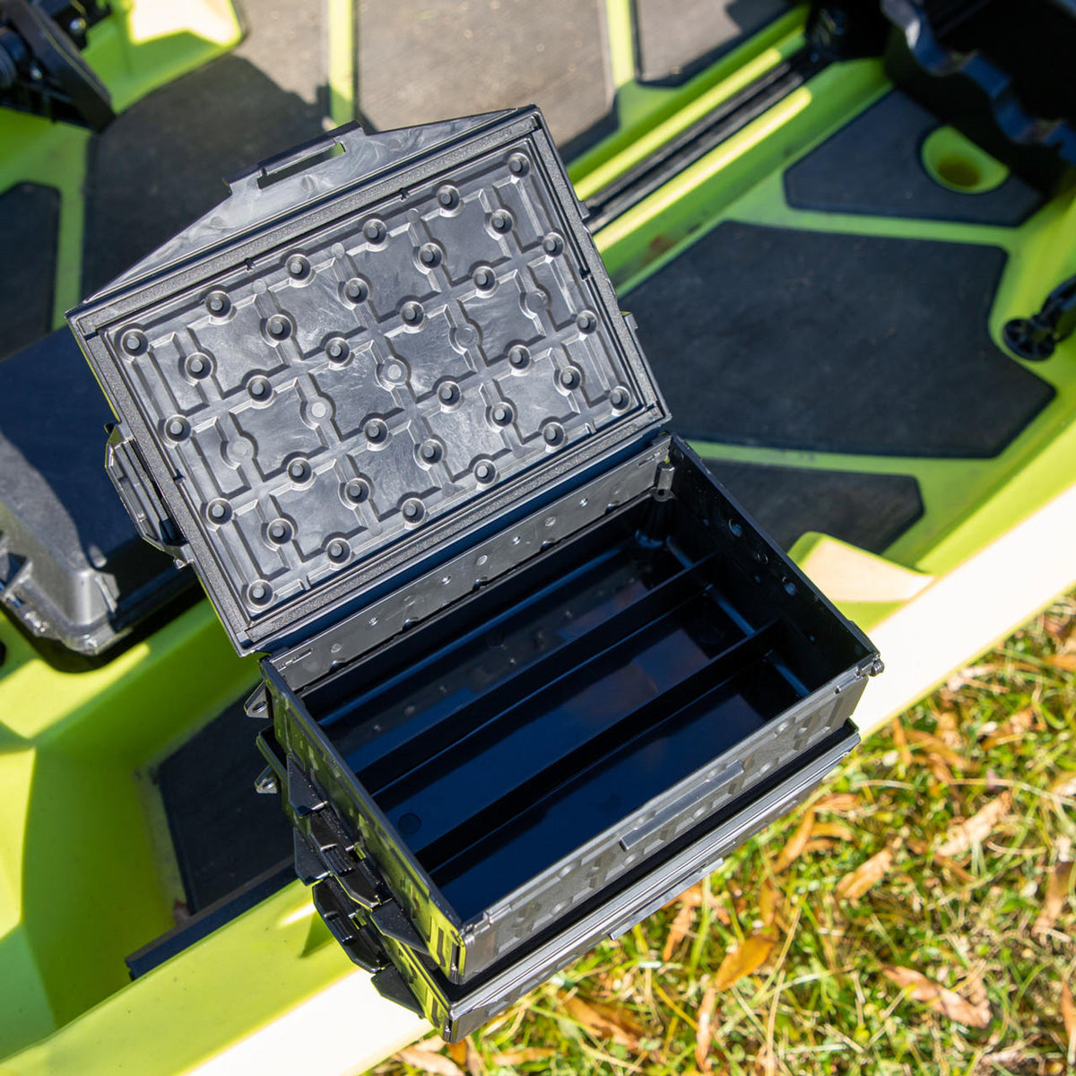 Fully Loaded TracPak Combo Kit, Two Boxes, Track Mount, Handle, and 3 Trays