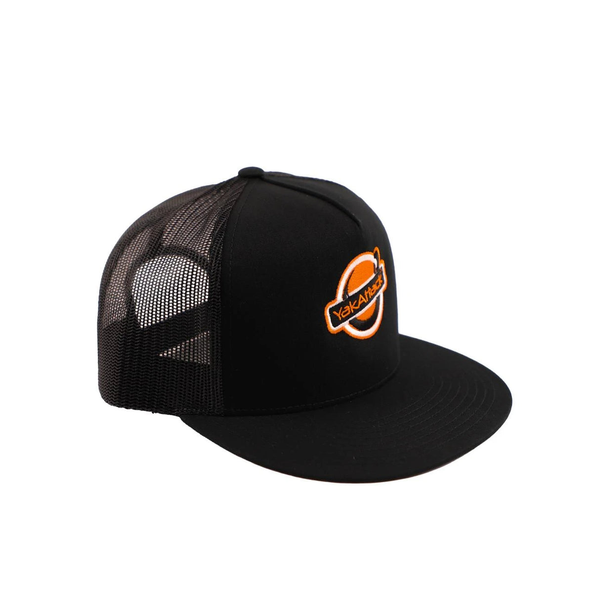 YakAttack Hooked Logo Trucker Hat - Black