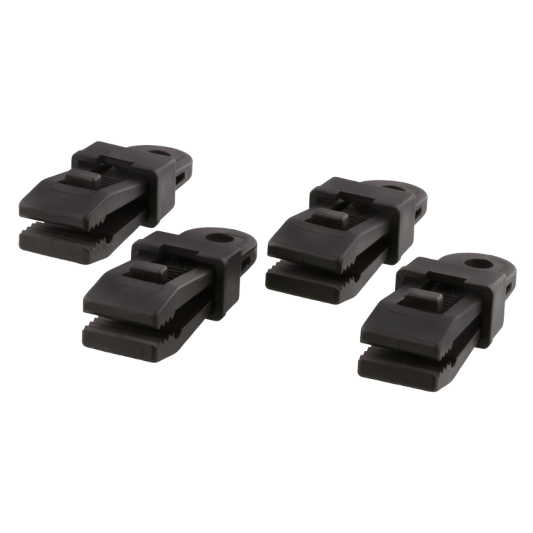 SCOTTY "Tarp Clip" 300, Schwarz, 4-er Pack