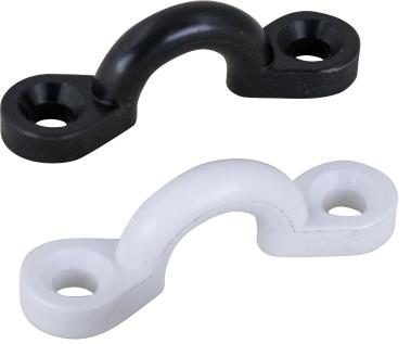 PAD EYE 3/8" BLACK INJECTION MOLDED NYLON - each