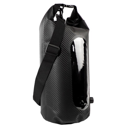 10L Roll-Top Drybag with Air Valve - Black Carbon