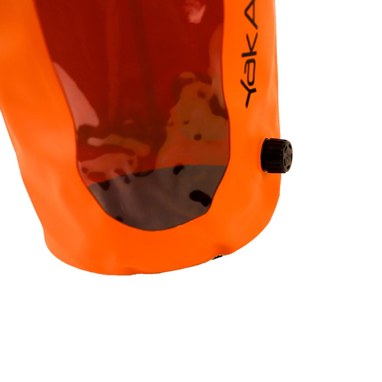 10L Roll-Top Drybag with Air Valve - Orange