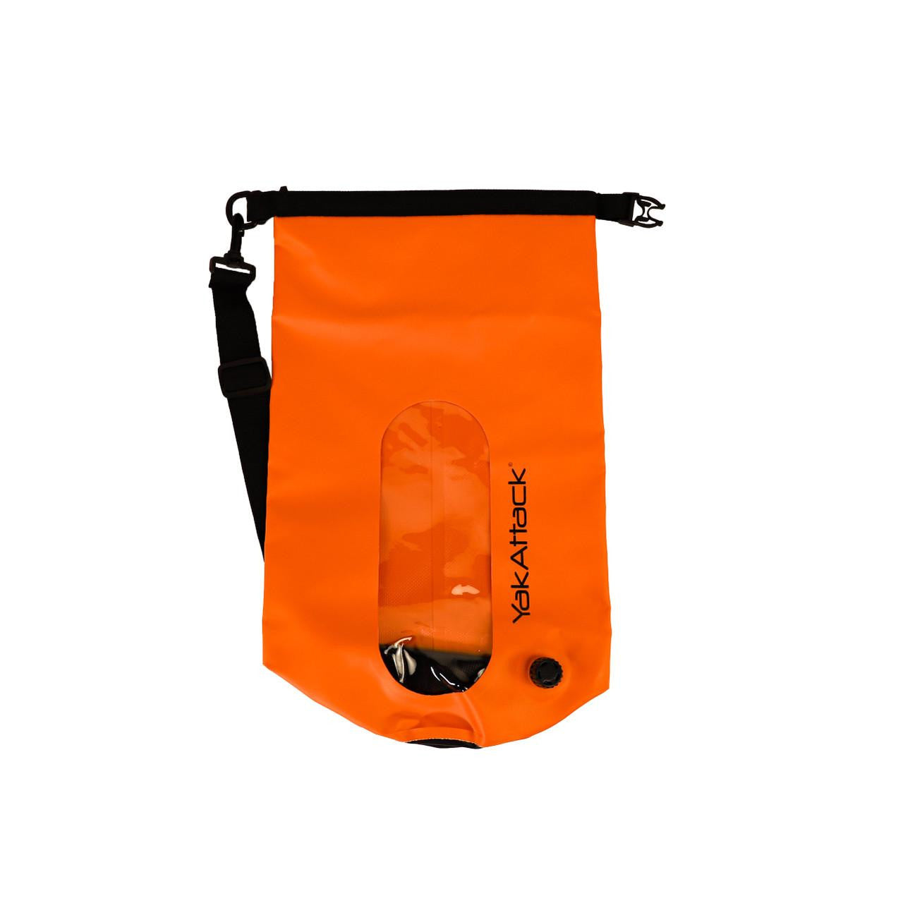 10L Roll-Top Drybag with Air Valve - Orange