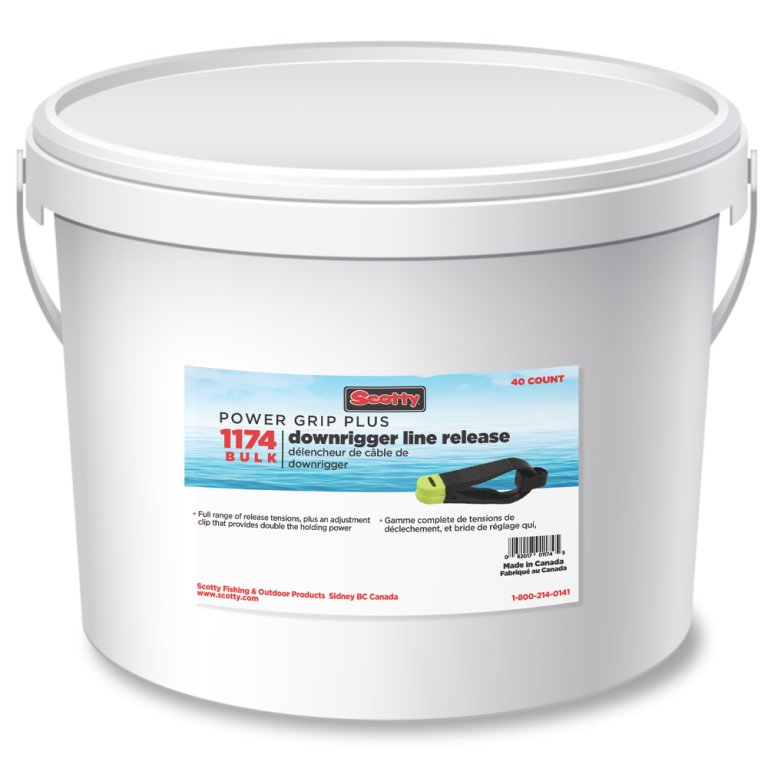 SCOTTY Power Grip Plus Release, Bulk, (Not Rigged), 50 per bucket