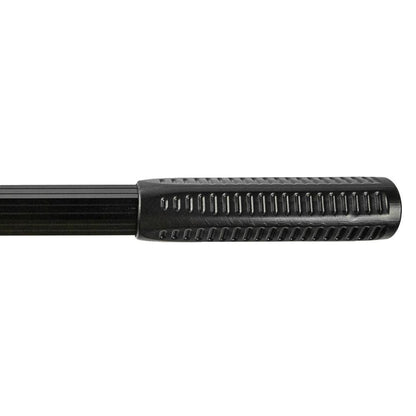 16” x 19” Landing Net with 24” Long Telescoping Handle and Rubber Netting, Black