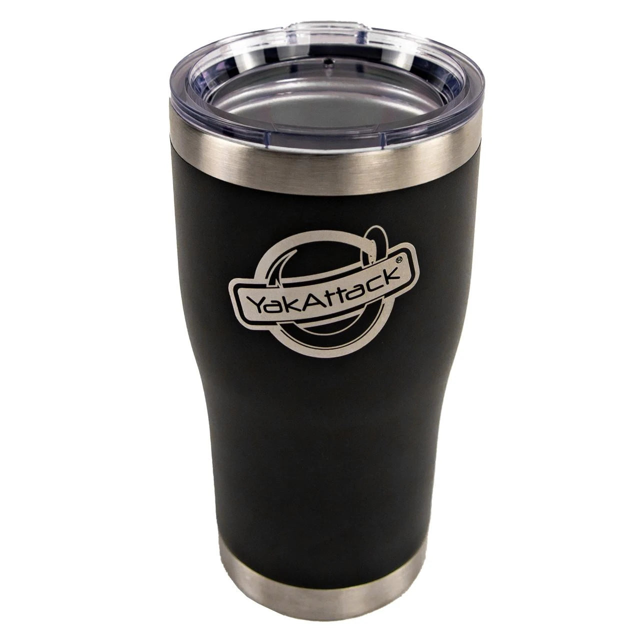 20 oz YakAttack Laser Engraved Logo Tumbler, Black