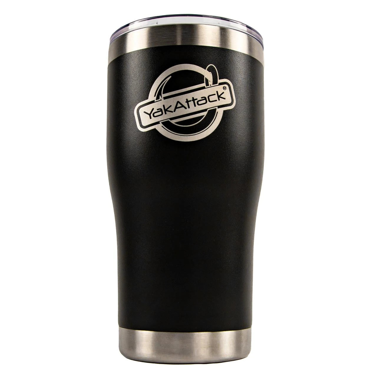 20 oz YakAttack Laser Engraved Logo Tumbler, Black