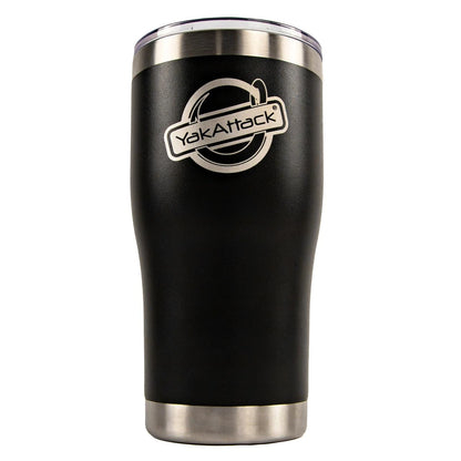 20 oz YakAttack Laser Engraved Logo Tumbler, Black