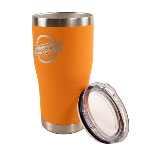 20 oz YakAttack Laser Engraved Logo Tumbler, Orange