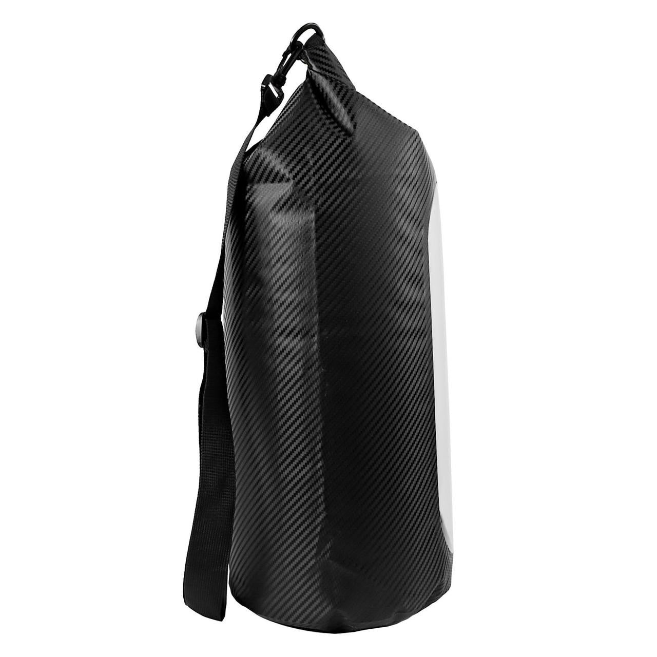 20L Roll-Top Drybag with Air Valve - Black Carbon