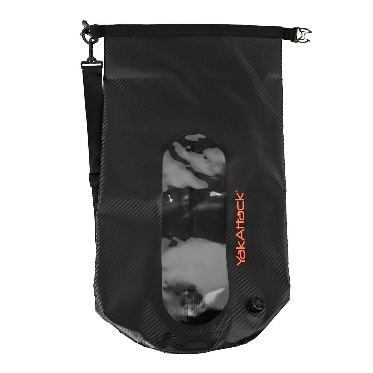 20L Roll-Top Drybag with Air Valve - Black Carbon