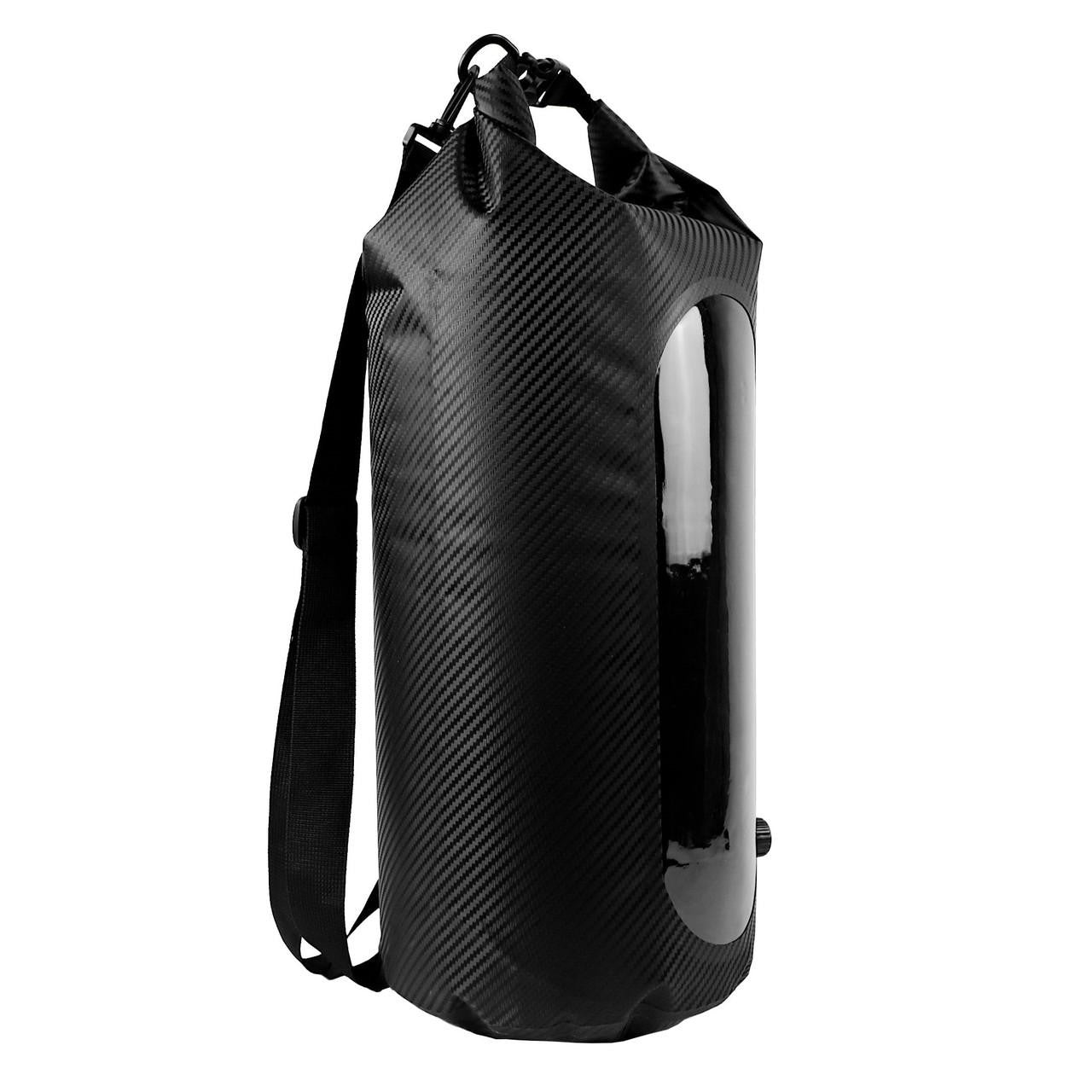 20L Roll-Top Drybag with Air Valve - Black Carbon