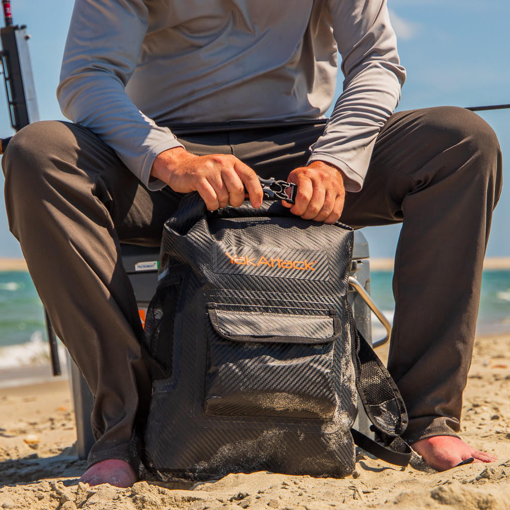 20L Roll-Top Drybag Backpack - Black