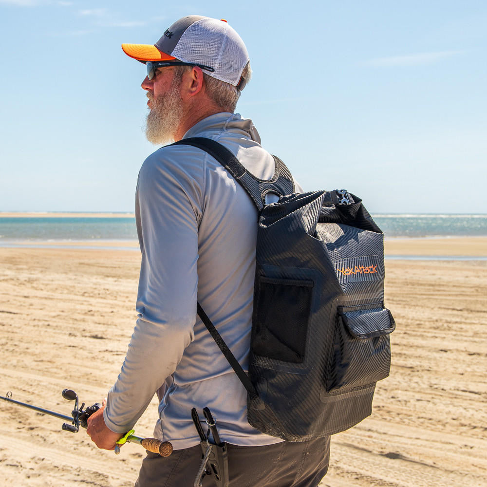 20L Roll-Top Drybag Backpack - Black