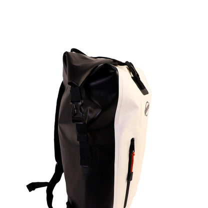 20L Roll-Top Drybag Backpack - White