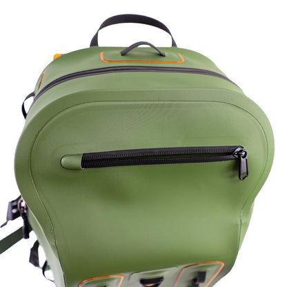 YakAttack 28L Blackwater DryPak, Green/Orange
