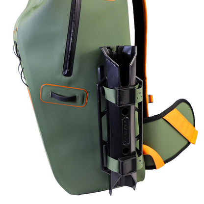YakAttack 28L Blackwater DryPak, Green/Orange