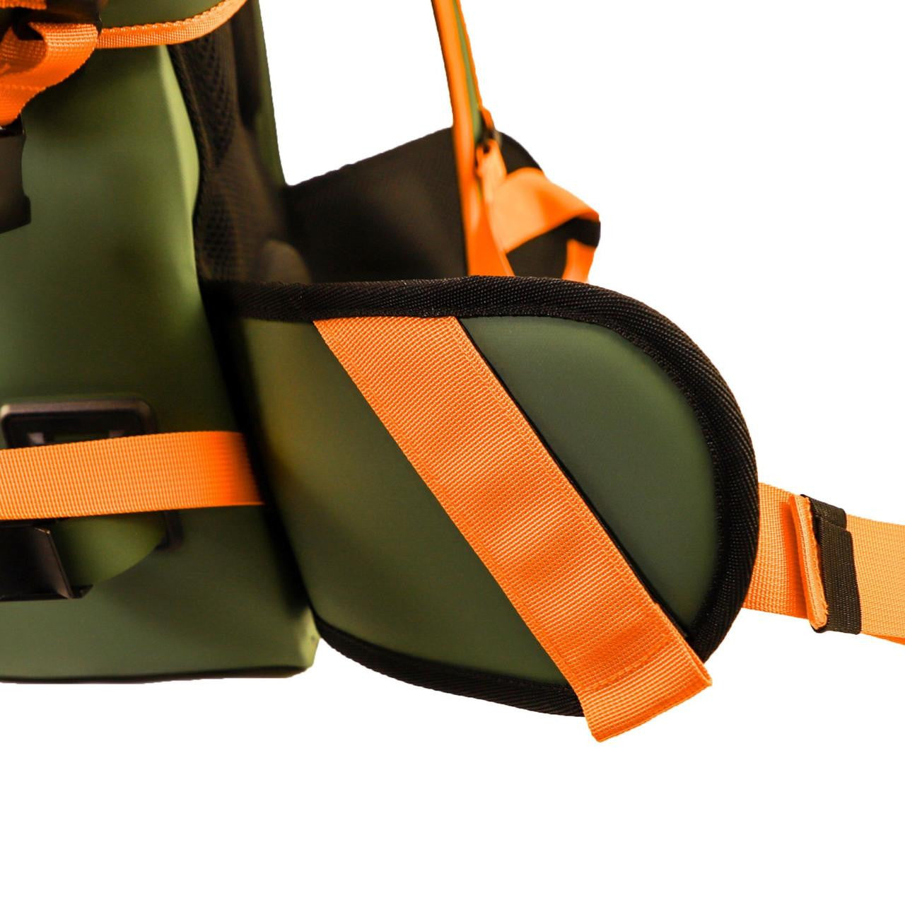 YakAttack 28L Blackwater DryPak, Green/Orange