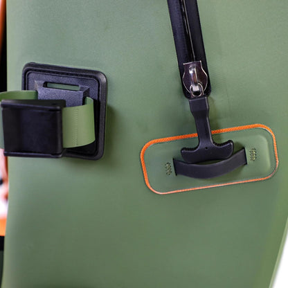 YakAttack 28L Blackwater DryPak, Green/Orange