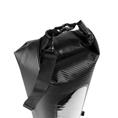 30L Roll-Top Drybag with Air Valve - Black Carbon