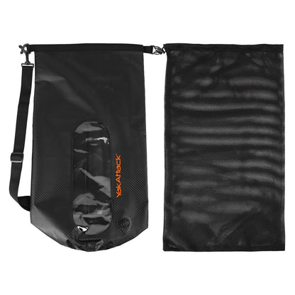 30L Roll-Top Drybag with Air Valve - Black Carbon