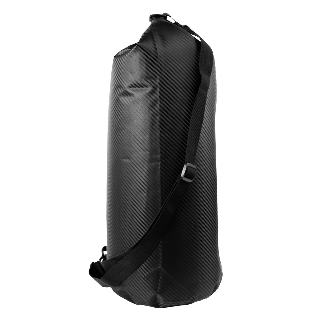 30L Roll-Top Drybag with Air Valve - Black Carbon