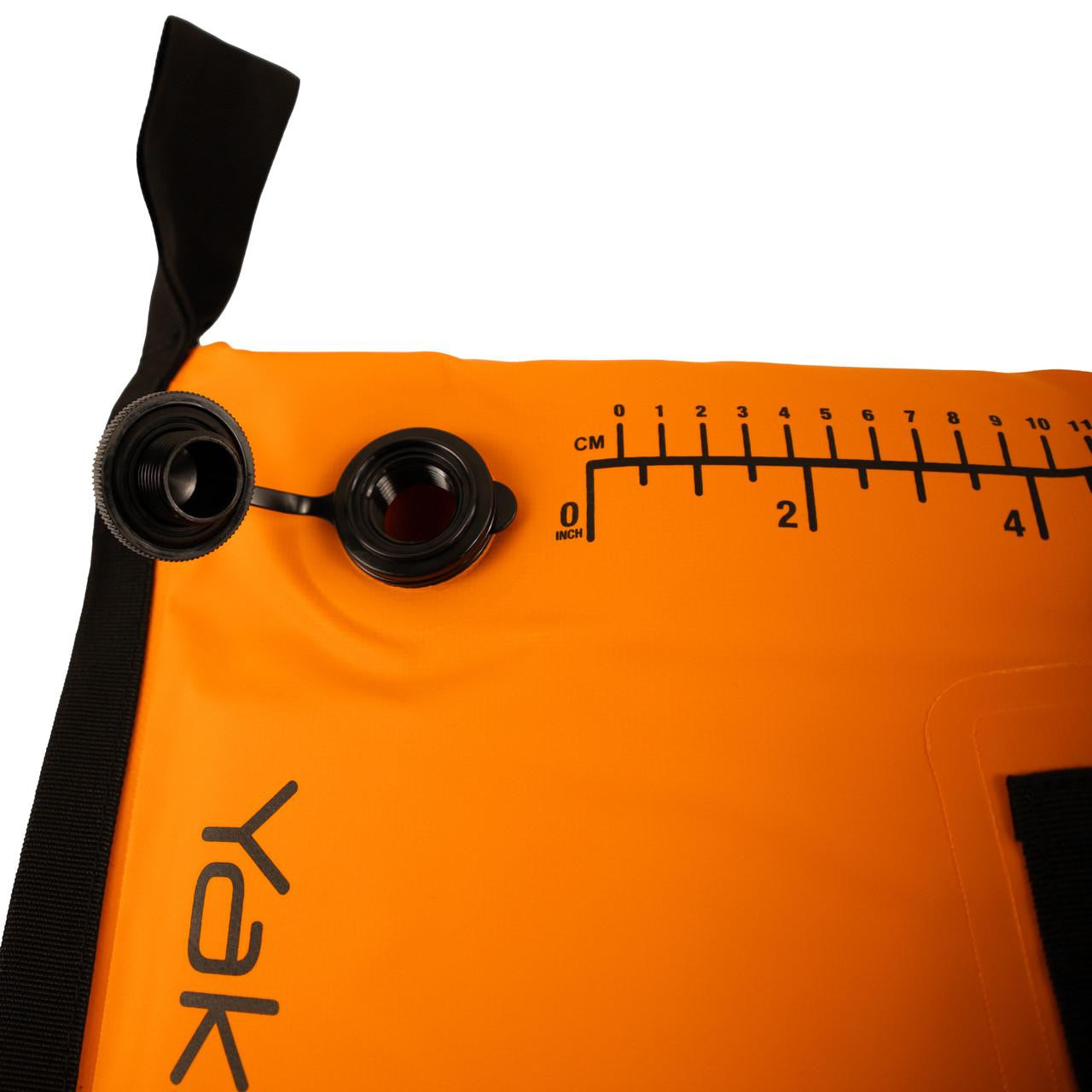 38” x 13” (96,5 cm x 33,02 cm) Isolierte Kühltasche für Fisch mit Ablassstopfen, orange