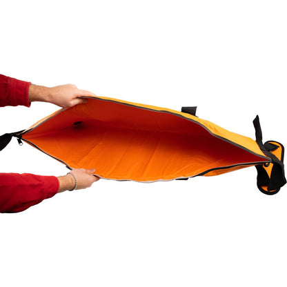 38” x 13” (96,5 cm x 33,02 cm) Isolierte Kühltasche für Fisch mit Ablassstopfen, orange