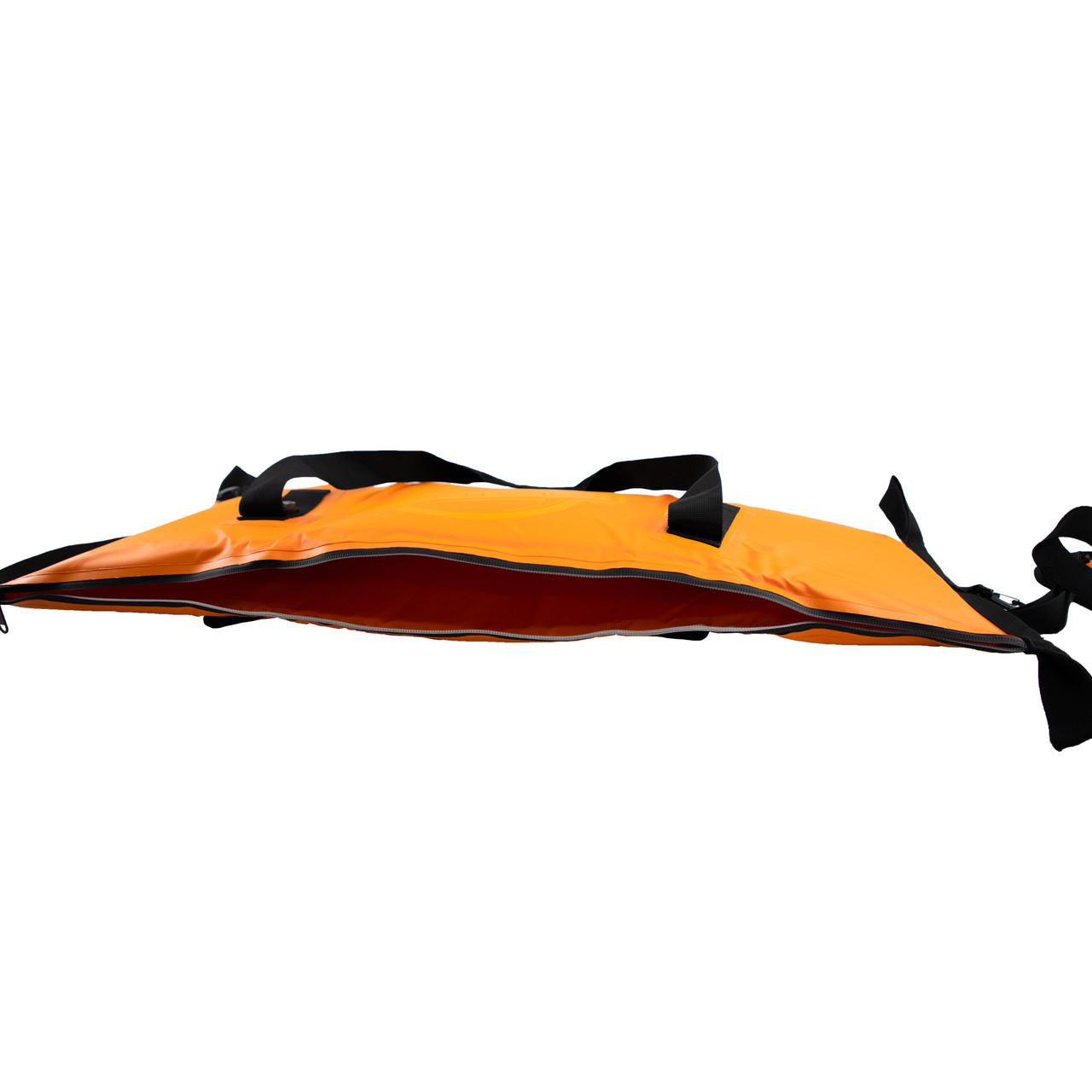 38” x 13” (96,5 cm x 33,02 cm) Isolierte Kühltasche für Fisch mit Ablassstopfen, orange