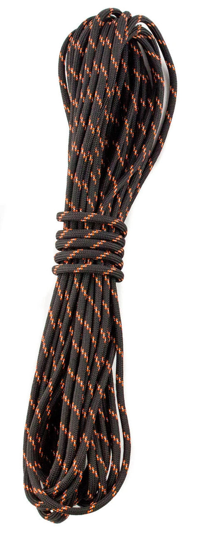 "YakAttack" 550 Paracord – reflektierend (Black/Orange)