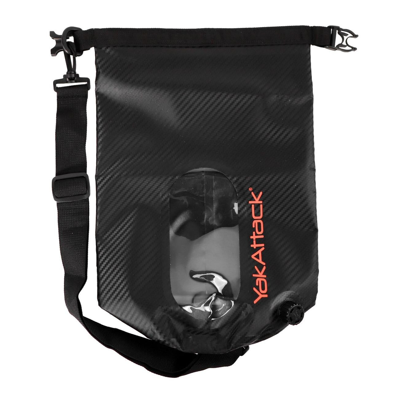 5L Roll-Top Drybag with Air Valve - Black Carbon