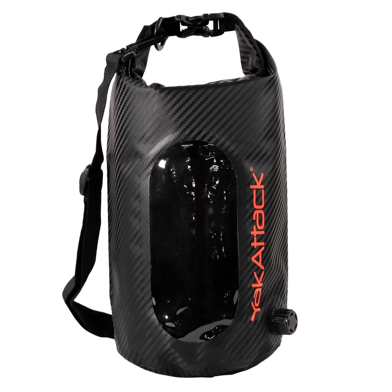 5L Roll-Top Drybag with Air Valve - Black Carbon