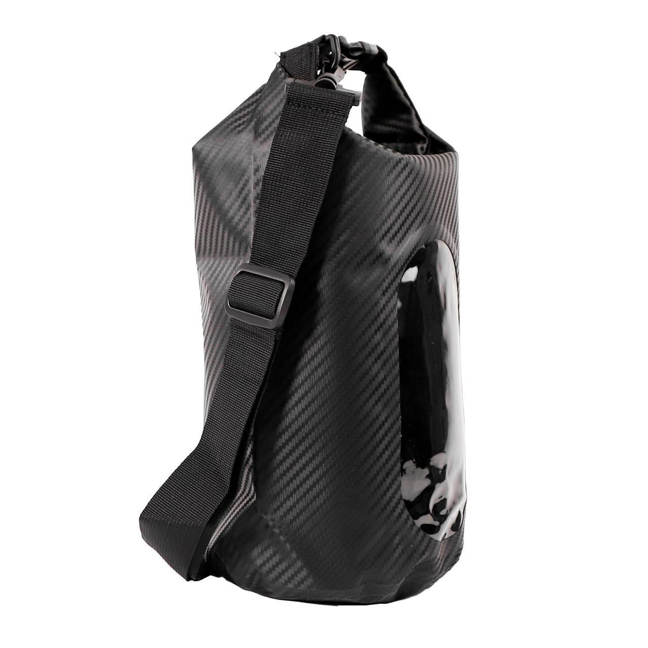 5L Roll-Top Drybag with Air Valve - Black Carbon