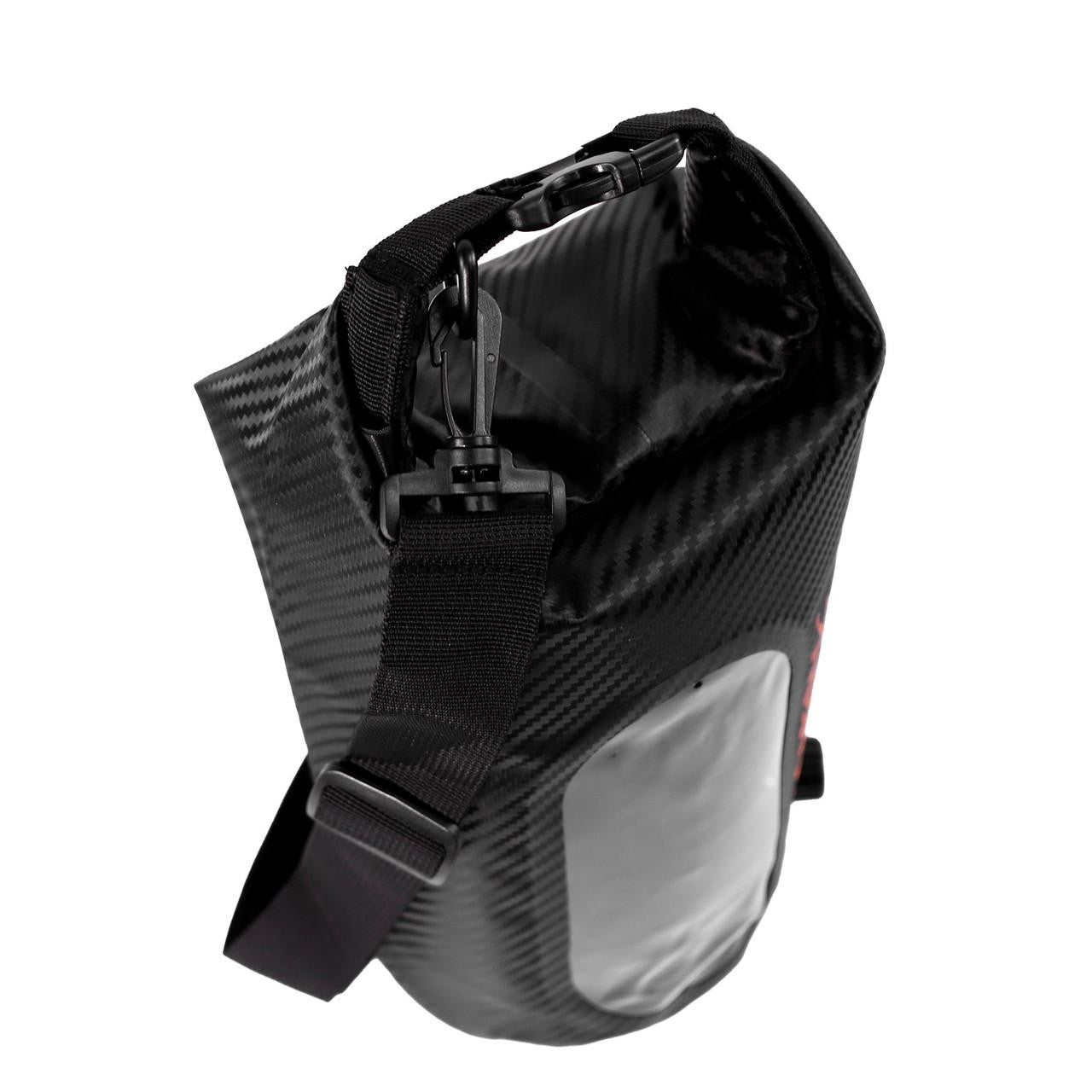 5L Roll-Top Drybag with Air Valve - Black Carbon