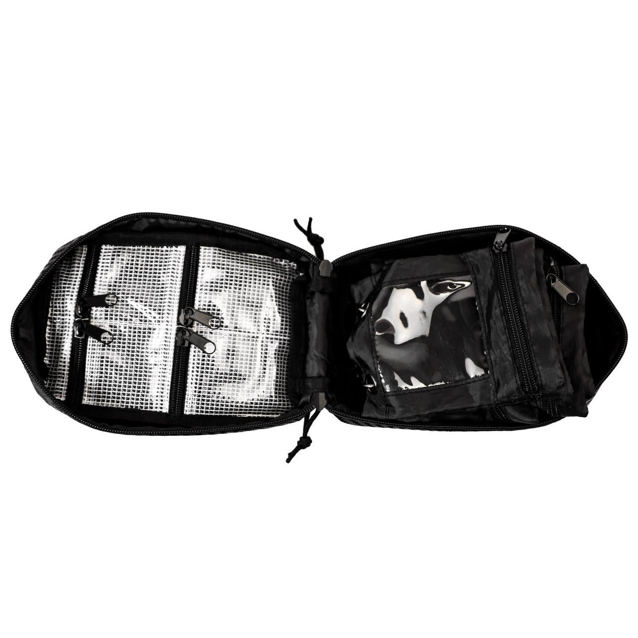 8” x 5” ( 20 c m x 13 cm )HD Tackle Wallet, Black Carbon                  