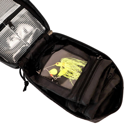 8” x 5” ( 20 c m x 13 cm )HD Tackle Wallet, Black Carbon                  