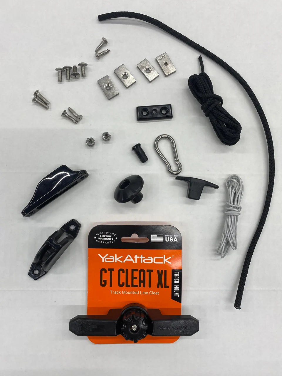 BONAFIDE and NATIVE WATERCRAFT " Universal Bow Mounted Motor Lift / Release Kit with internal routing"