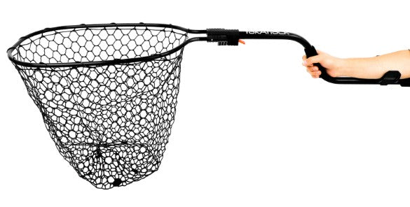 Leverage Landing Net, 12" X 20" hoop, 47" long, with extension and foam for storing in rod holder