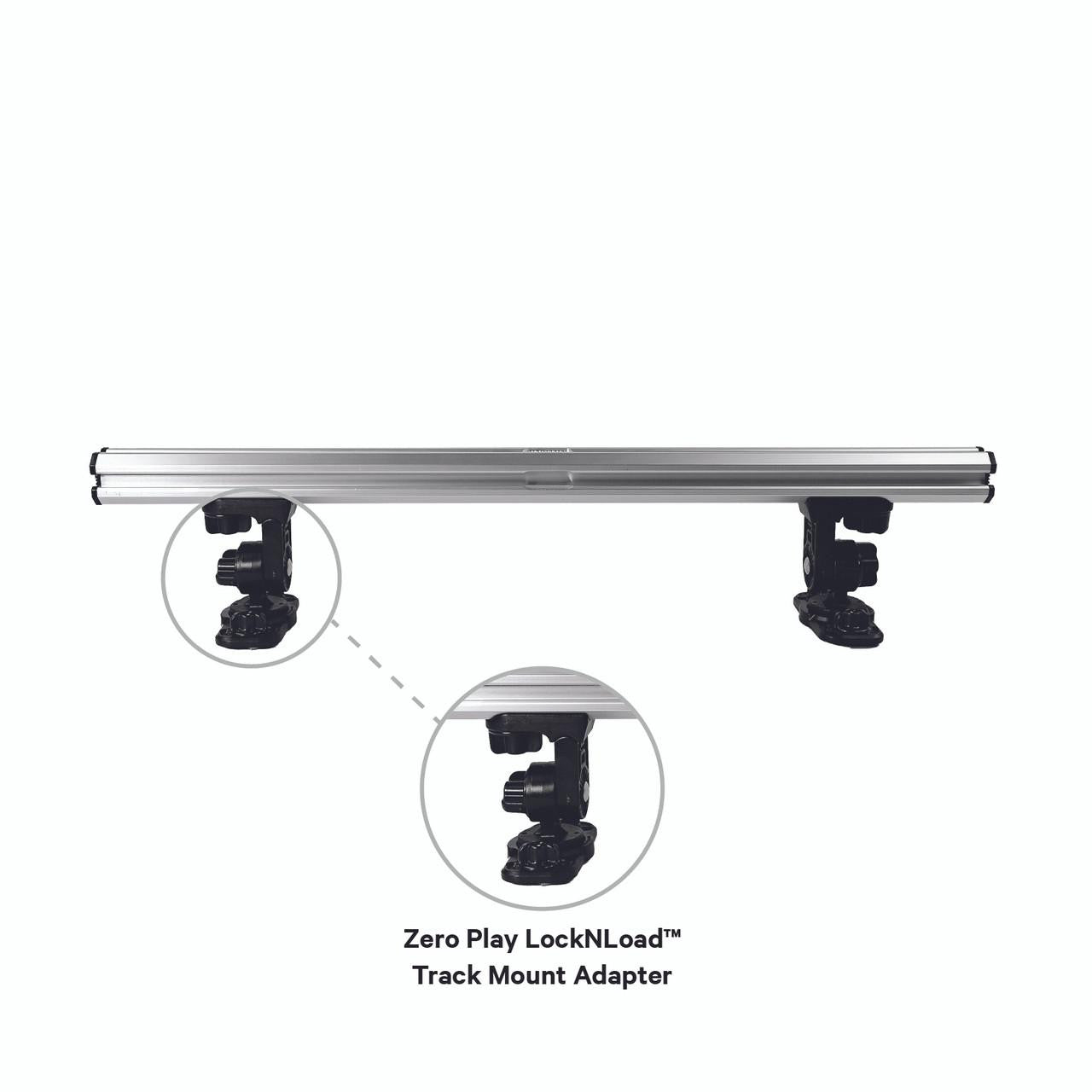 Command Center CrossBar, with Zero Play LockNLoad™ Track Mount Adapter - 28"