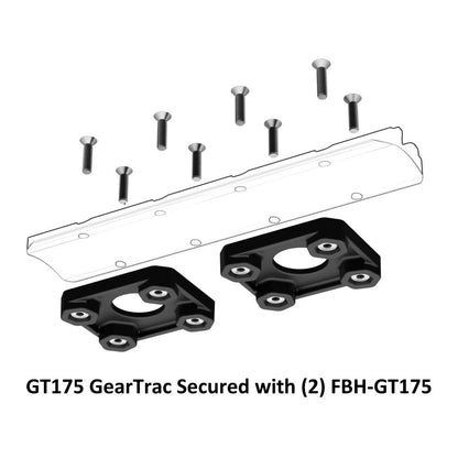 FullBack backing plate, for GT175 GearTrac, Einzeln verpackt mit Befestigungsmaterial