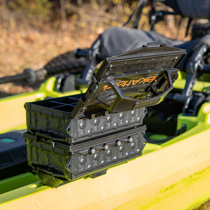YakAttack Fully Loaded TracPak Combo Kit, Two Boxes, Track Mount, Handle, and 3 Trays